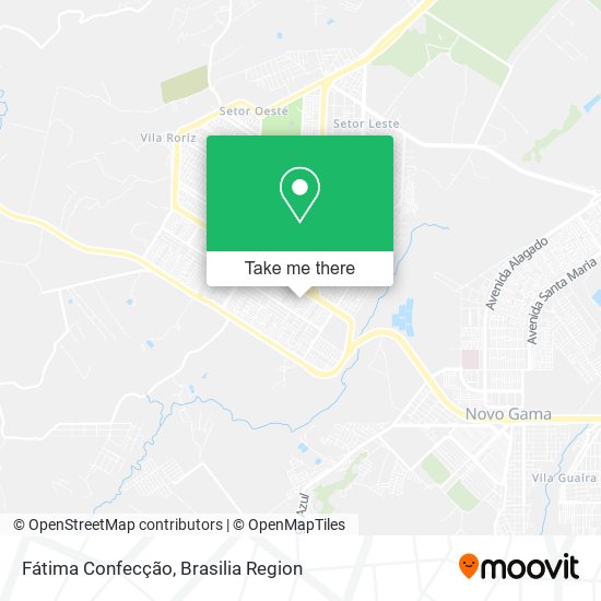 Fátima Confecção map