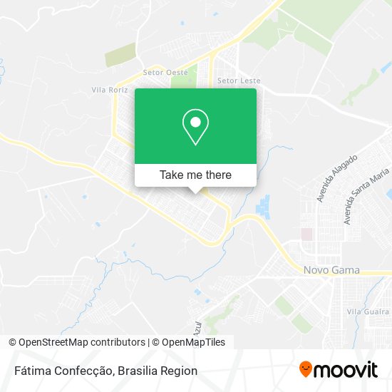 Mapa Fátima Confecção