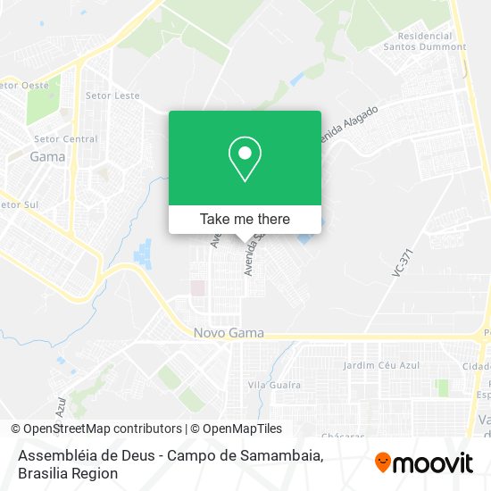 Assembléia de Deus - Campo de Samambaia map