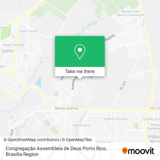 Congregação Assembleia de Deus Porto Rico map
