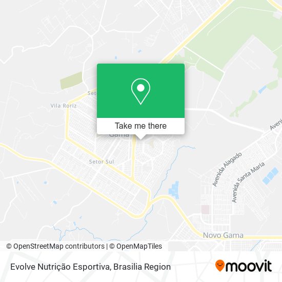 Mapa Evolve Nutrição Esportiva