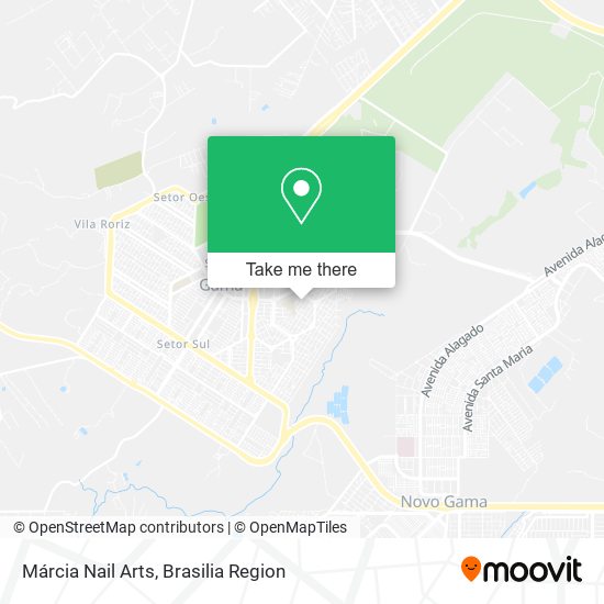 Márcia Nail Arts map