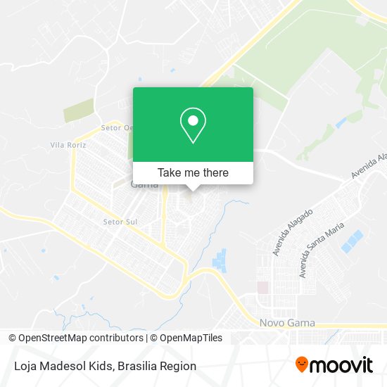 Loja Madesol Kids map