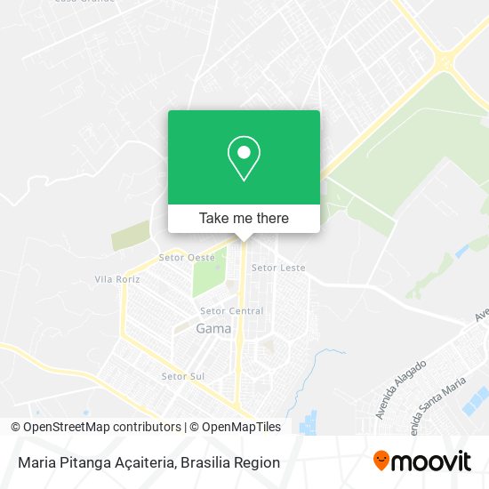 Maria Pitanga Açaiteria map
