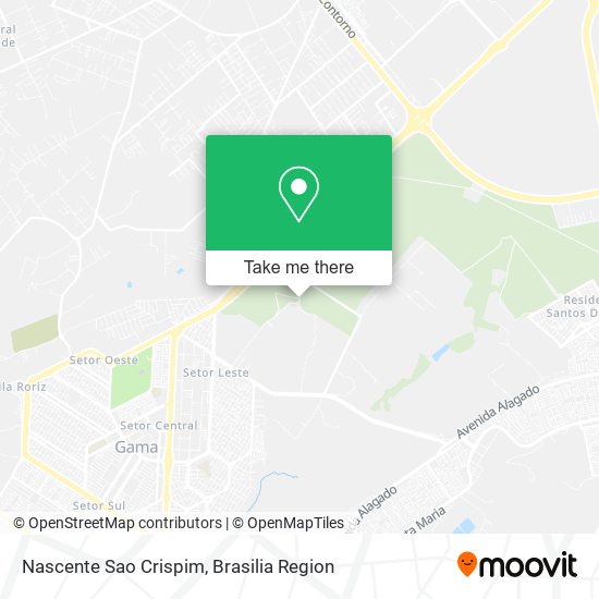 Nascente Sao Crispim map