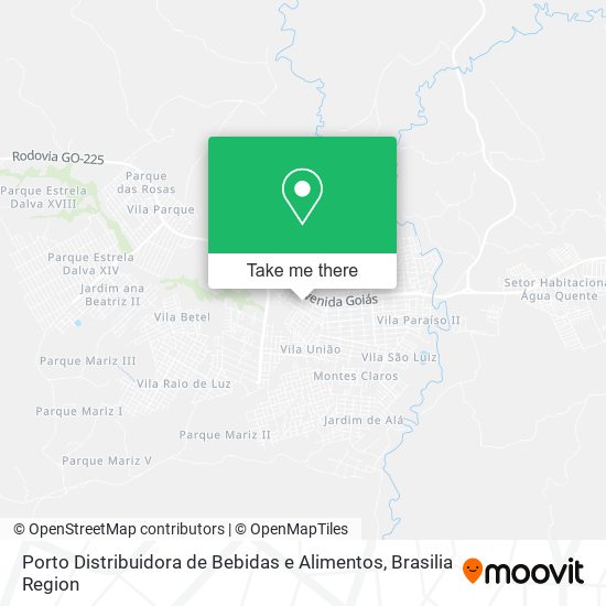 Porto Distribuidora de Bebidas e Alimentos map