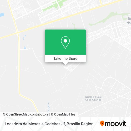 Locadora de Mesas e Cadeiras Jf map