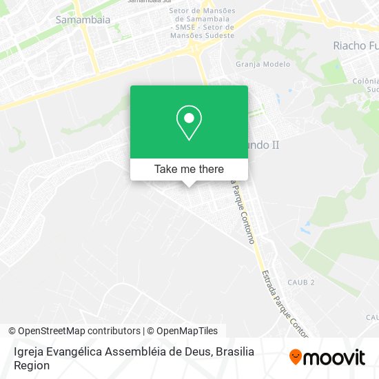 Mapa Igreja Evangélica Assembléia de Deus