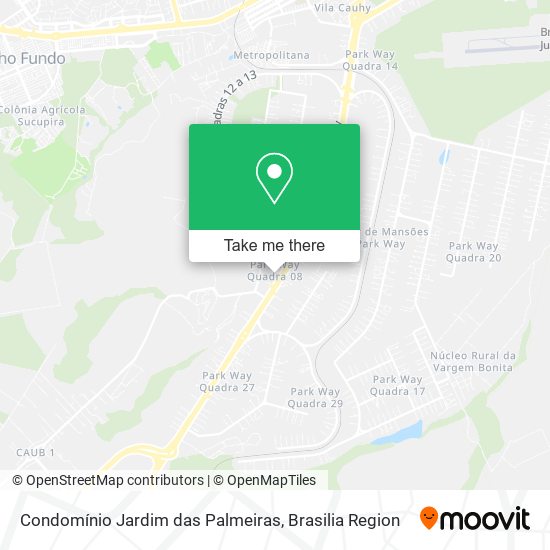 Condomínio Jardim das Palmeiras map