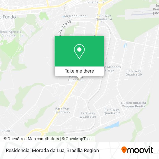 Residencial Morada da Lua map