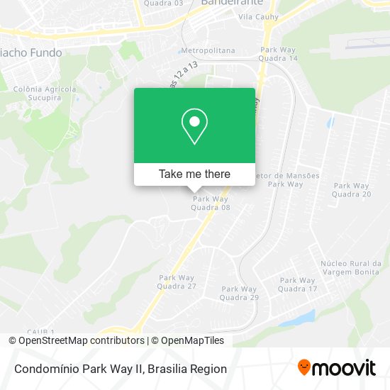 Condomínio Park Way II map