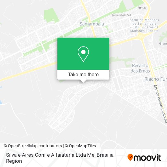 Silva e Aires Conf e Alfaiataria Ltda Me map