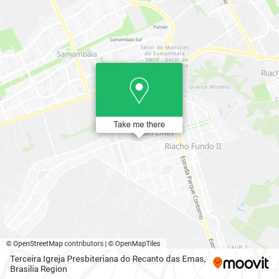 Terceira Igreja Presbiteriana do Recanto das Emas map