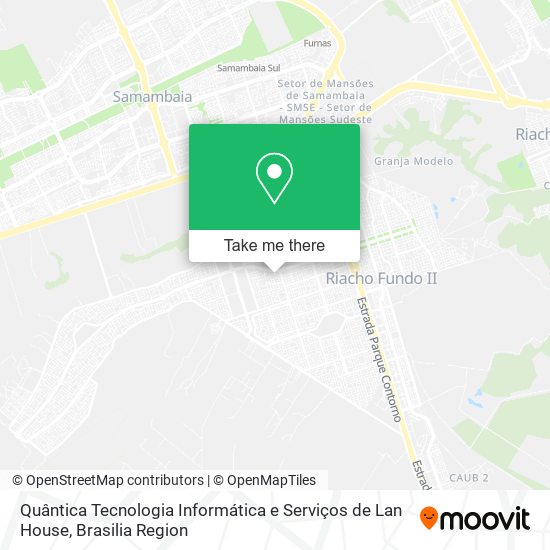 Quântica Tecnologia Informática e Serviços de Lan House map