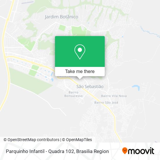 Parquinho Infantil - Quadra 102 map