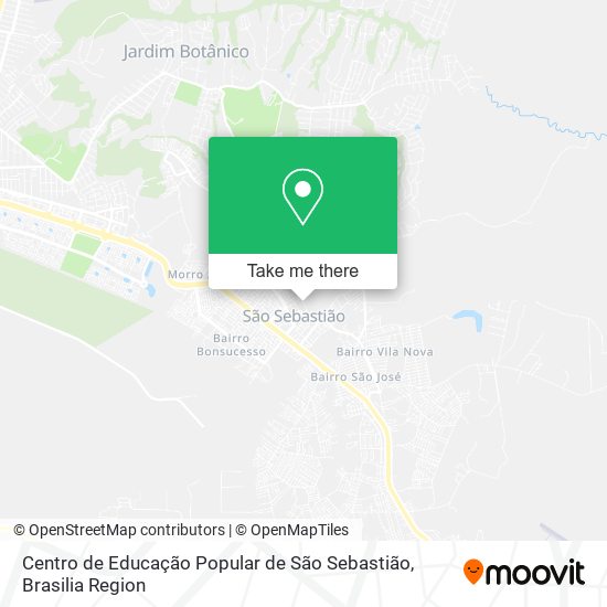 Centro de Educação Popular de São Sebastião map