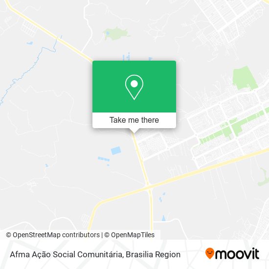 Afma Ação Social Comunitária map