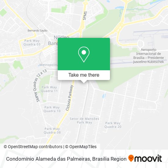 Condomínio Alameda das Palmeiras map