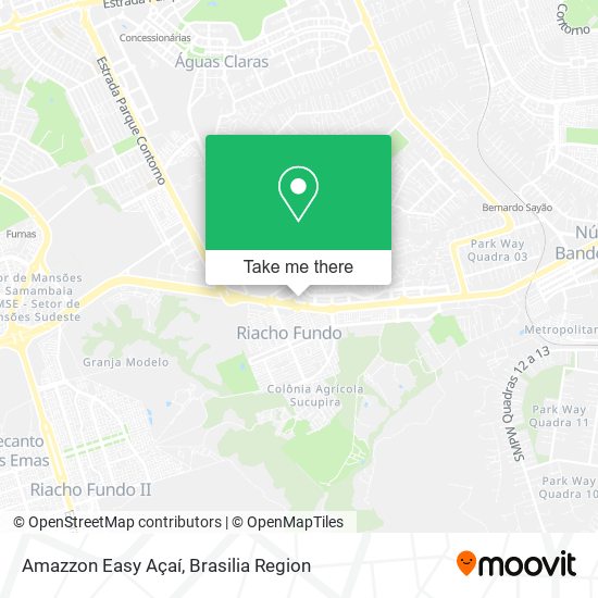 Amazzon Easy Açaí map