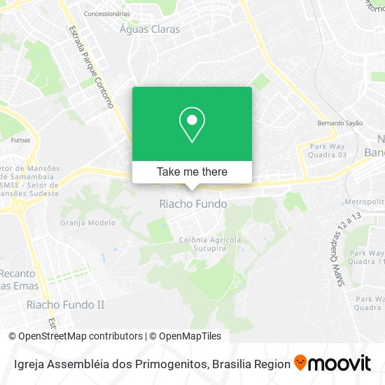 Igreja Assembléia dos Primogenitos map