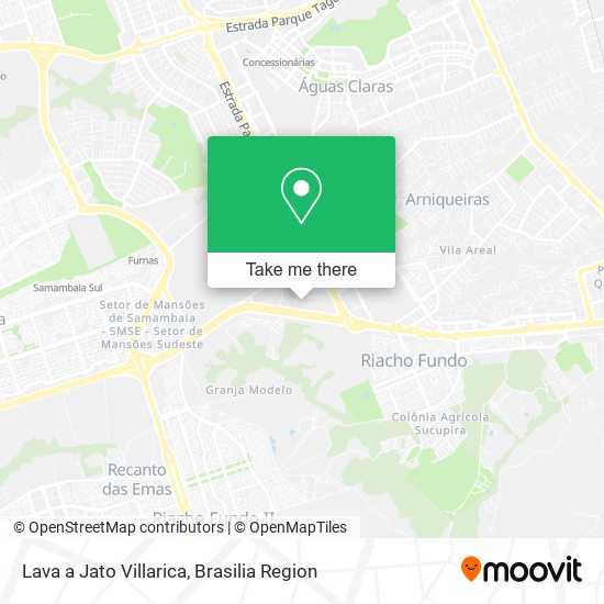 Lava a Jato Villarica map