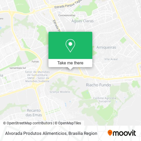 Alvorada Produtos Alimenticios map