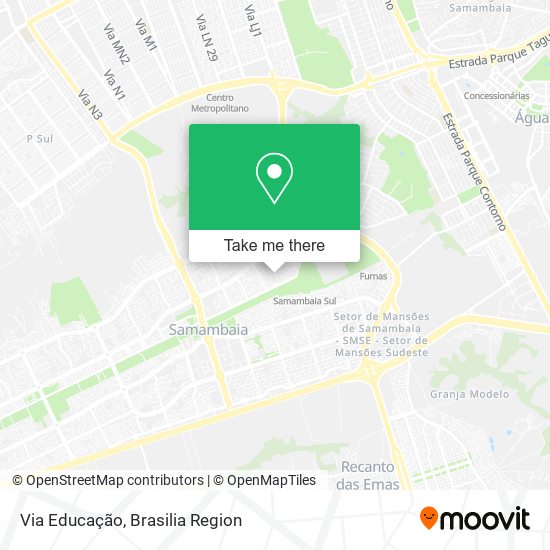 Via Educação map