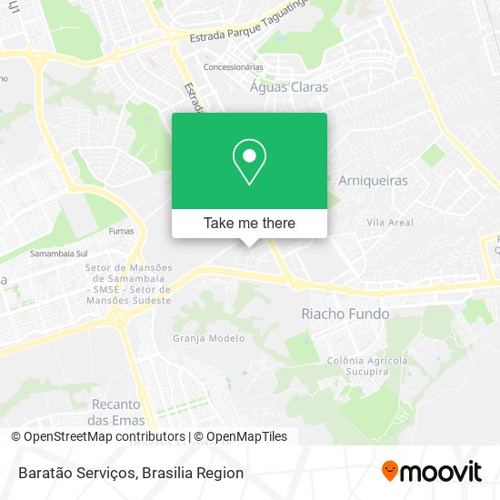 Baratão Serviços map