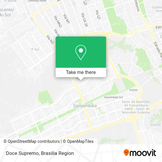 Doce Supremo map