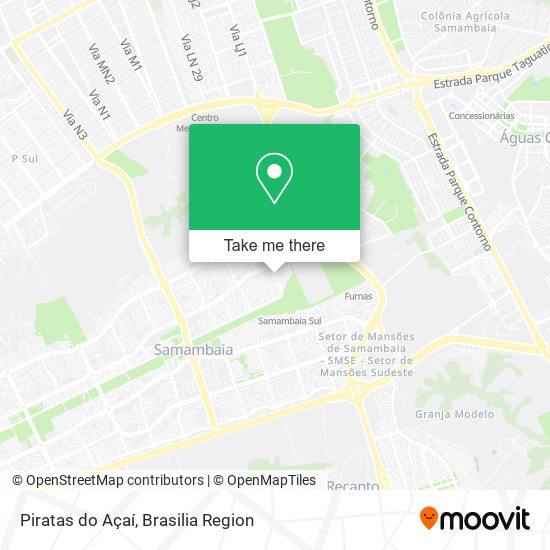 Piratas do Açaí map