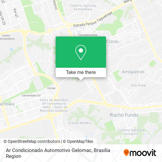 Ar Condicionado Automotivo Gelomac map