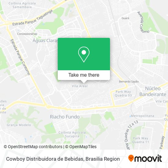 Cowboy Distribuidora de Bebidas map