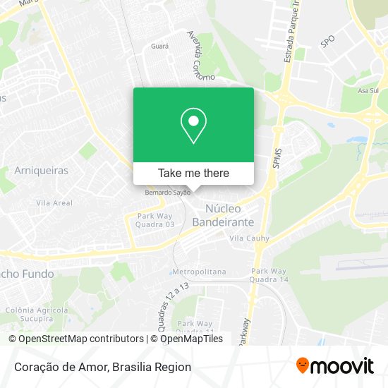 Coração de Amor map