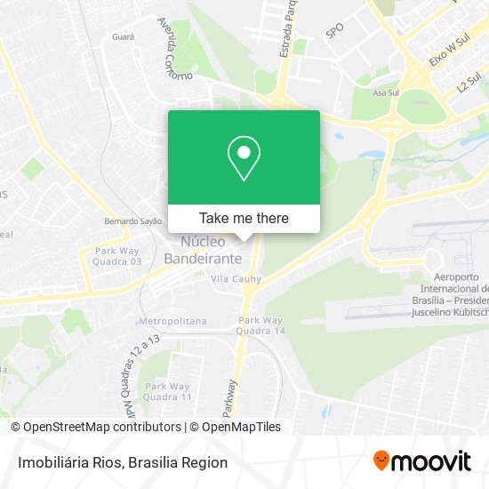 Imobiliária Rios map