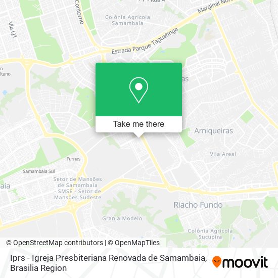 Iprs - Igreja Presbiteriana Renovada de Samambaia map
