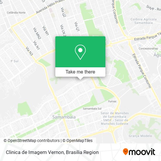 Clinica de Imagem Vernon map