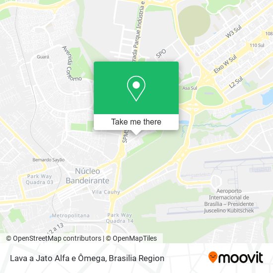 Lava a Jato Alfa e Ômega map