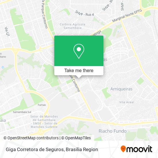 Giga Corretora de Seguros map