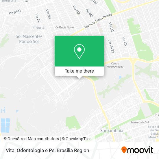 Vital Odontologia e Ps map