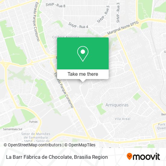 La Barr Fábrica de Chocolate map