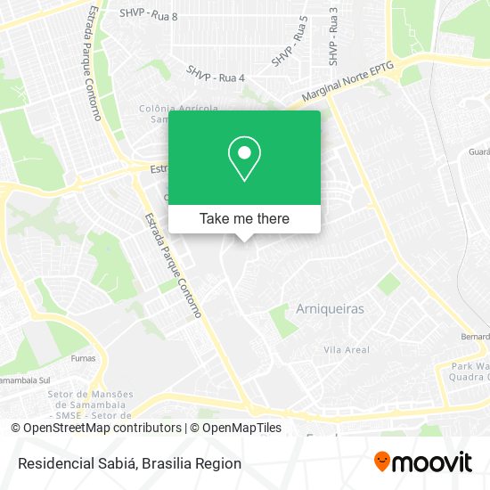 Residencial Sabiá map