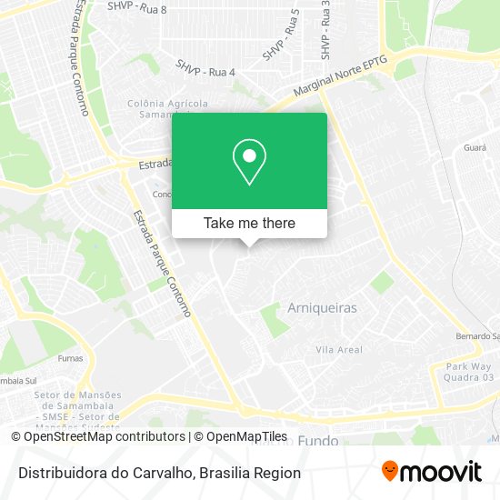Distribuidora do Carvalho map