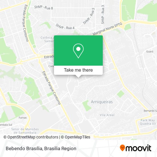 Bebendo Brasília map