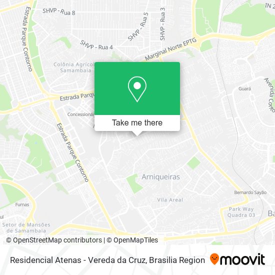 Residencial Atenas - Vereda da Cruz map