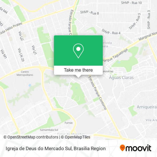 Igreja de Deus do Mercado Sul map