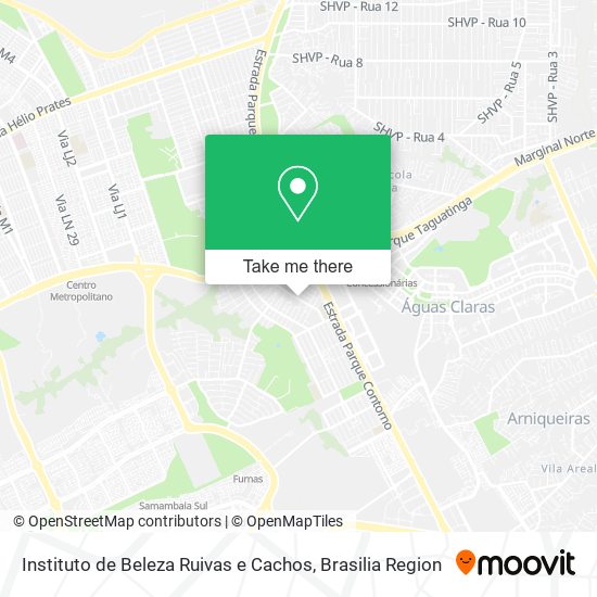 Instituto de Beleza Ruivas e Cachos map