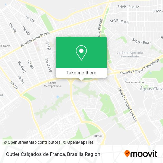 Outlet Calçados de Franca map