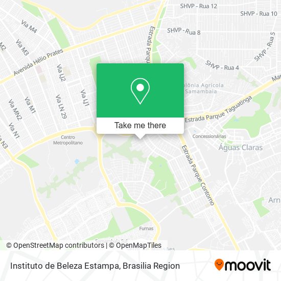 Instituto de Beleza Estampa map