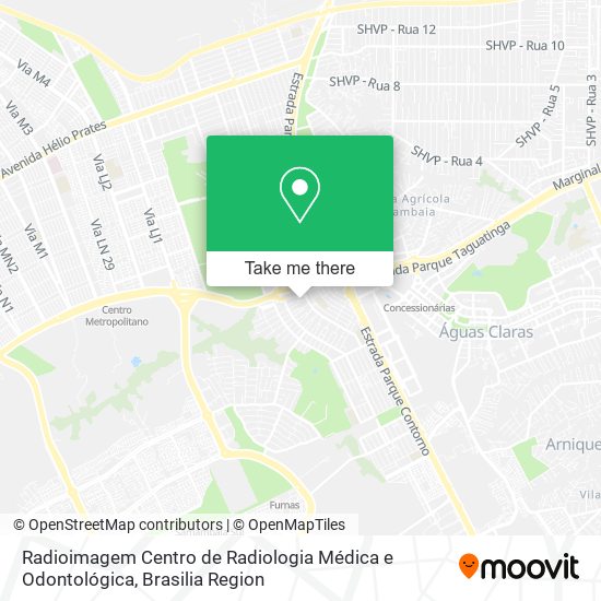 Radioimagem Centro de Radiologia Médica e Odontológica map