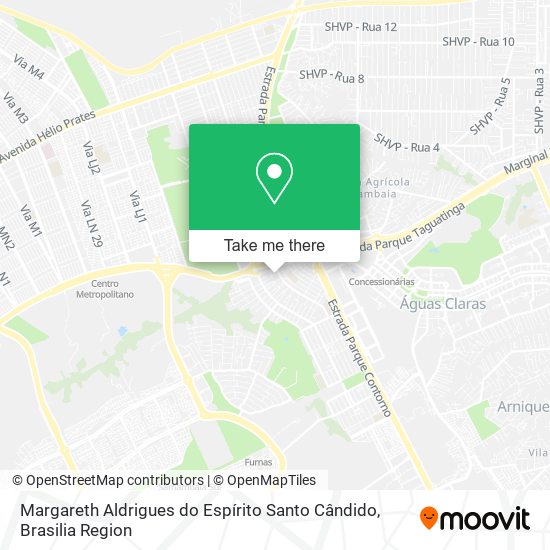 Margareth Aldrigues do Espírito Santo Cândido map